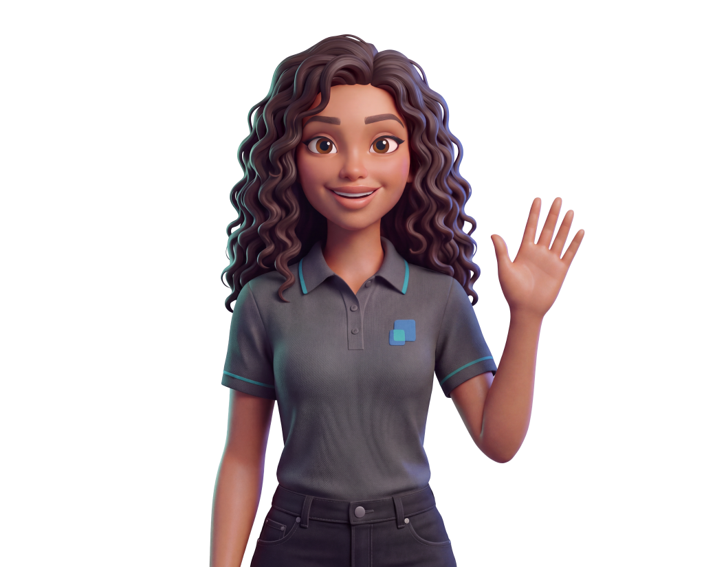 Stella, your ScaleGX Admin, waving hello.